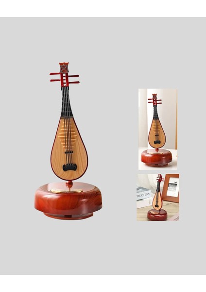 Klasik Ud Figürlü Melodili Müzik Kutusu Şık Hediyelik fırsatları