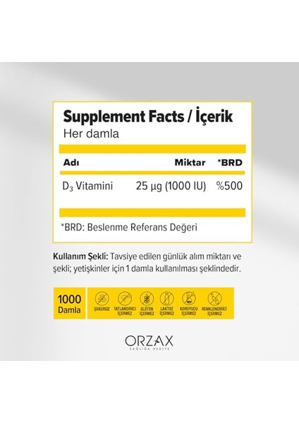 1000 Iu D3 Vitamini Damla, 50 ml fiyatları