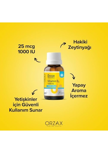 1000 Iu D3 Vitamini Damla, 50 ml modelleri