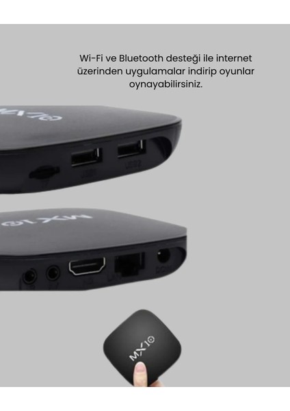 Android 4K Tv Box – Wi-Fi, Bluetooth, Dolby Ses, 60 Fps Ultra Hd indirimleri