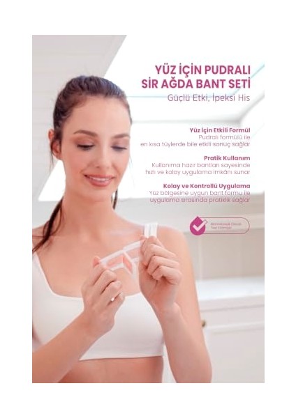Pudralı Yüz Ağda Bandı, 24 Adet fırsatları