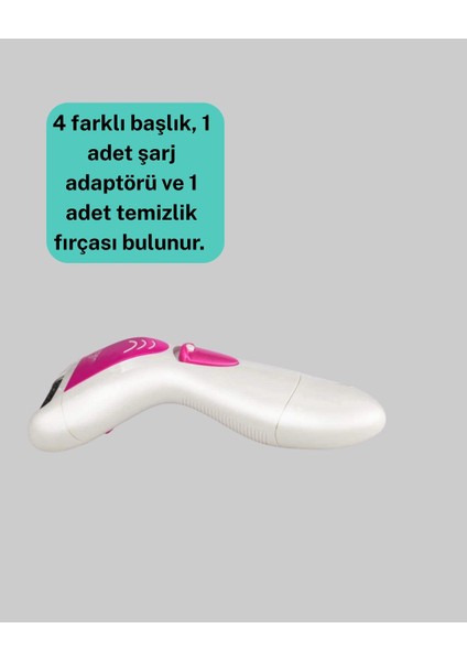 Kablosuz Epilasyon Cihazı 4 Başlık ile Pratik Kullanım fiyatları