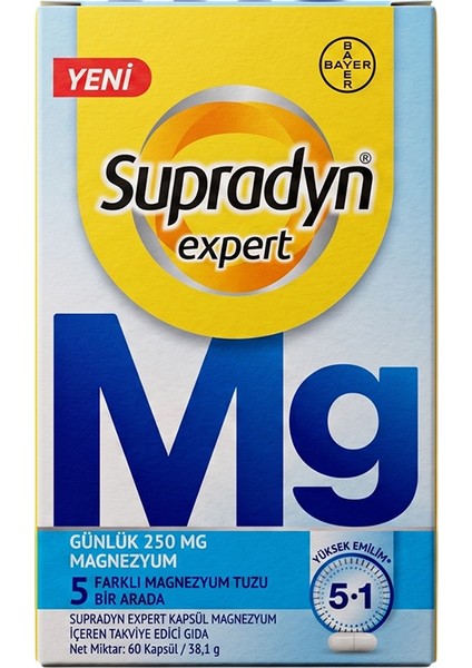 Expert Magnezyum 60 Kapsül fırsatları