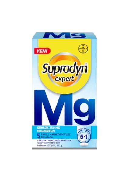 Expert Magnezyum 60 Kapsül indirimleri
