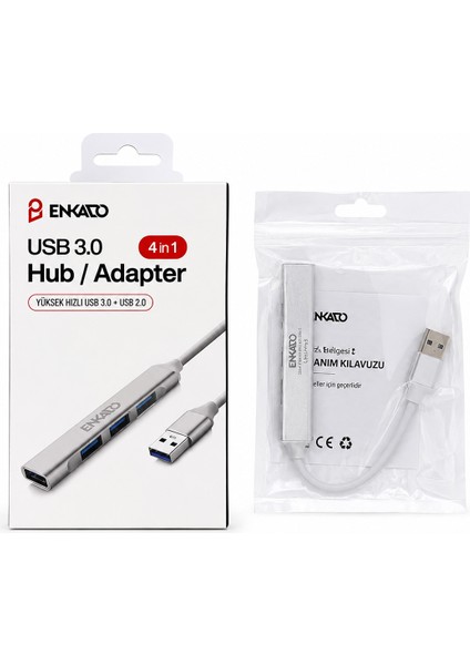 4 Port USB 3.0 Anahtarlı Hub fiyatları