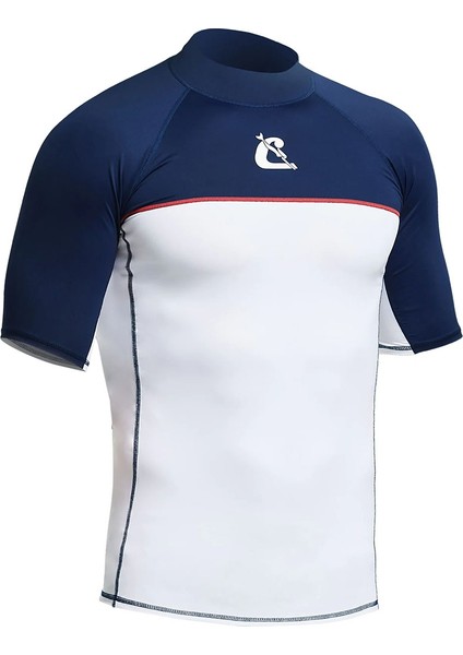 Shield Rash Guard Man T-Shirt Whıte - Blue-2xl - No:6 fiyatları