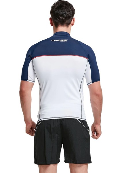 Shield Rash Guard Man T-Shirt Whıte - Blue-2xl - No:6 modelleri