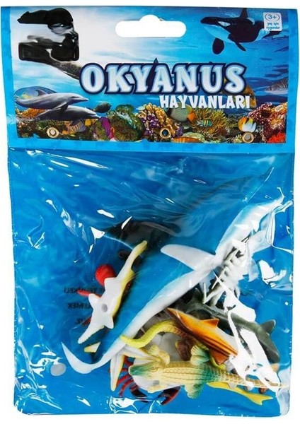 Okyanus Hayvanları Poşetli Hayvan Oyun Seti modelleri