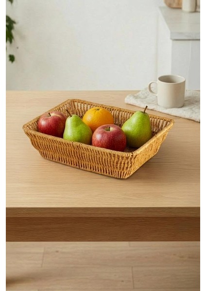 Dikdörtgen Rattan Mini Ekmek Sepeti - BB6061 fiyatları