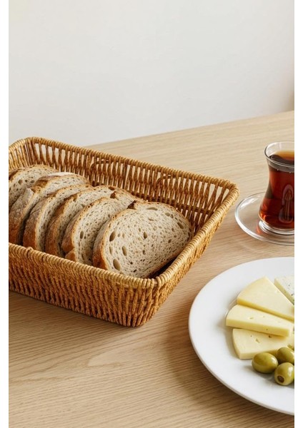 Dikdörtgen Rattan Mini Ekmek Sepeti - BB6061 modelleri