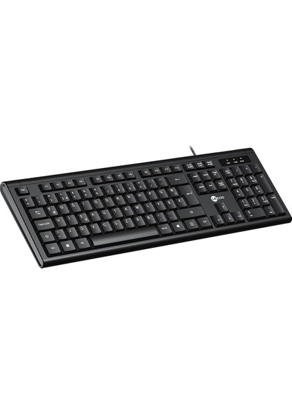 KB101 USB Kablolu Türkçe F Klavye Siyah fiyatları