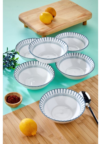 6'lı 14 cm Olive Porselen Kase Seti CKR4254 fırsatları