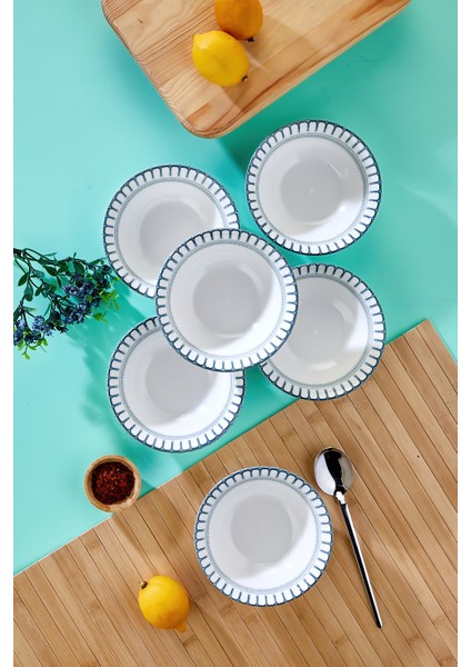 6'lı 14 cm Olive Porselen Kase Seti CKR4254 indirimleri