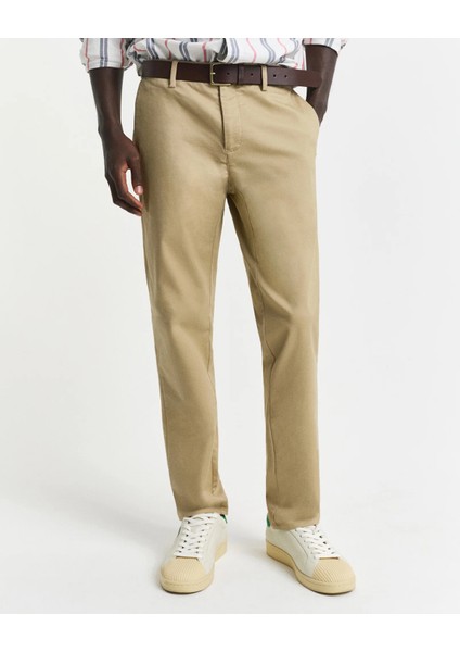 Erkek Bej Slim Fit Chino Pantolon fiyatları
