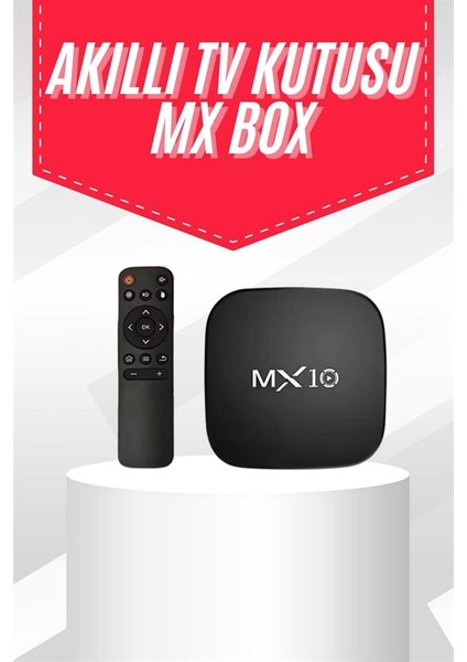 Mx Box Android Tv Media Sound 4K Ultra Hd Görüntü Kaliteli - Lisinya fiyatları