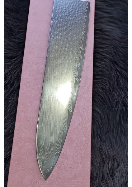 Ithal Paslanmaz Damascus Premium Dev Boy Japon Şef Bıçağı fırsatları