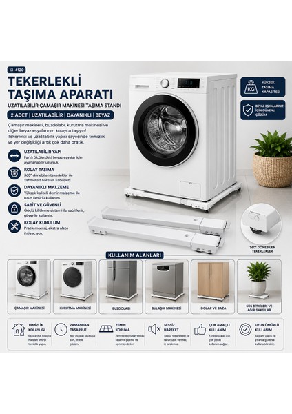 Tekerlekli Taşıma Aparatı Çeksür Ayarlanabilir modelleri