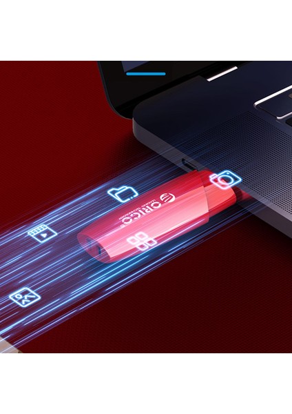 Type-C Usb3.2 Gen1 128GB Usb-C Flash Bellek Kırmızı fırsatları
