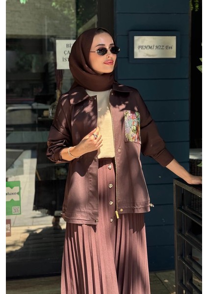 Ceket KY-A26-73003 Koyu Kahve modelleri