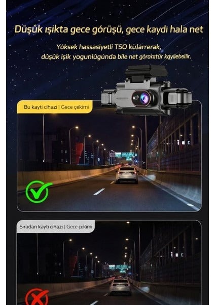 360° Wifi Quad Araç Kamerası fiyatları