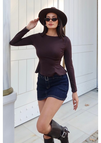 Kadın Peplum Fitted Bluz modelleri