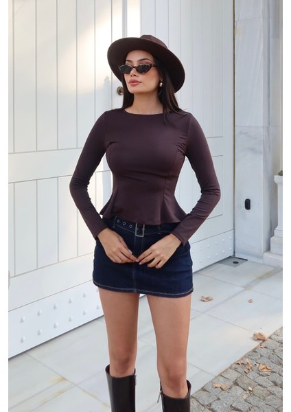 Kadın Peplum Fitted Bluz fırsatları
