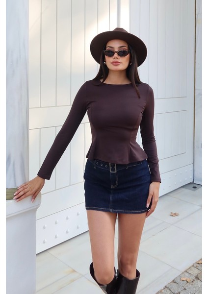 Kadın Peplum Fitted Bluz indirimleri