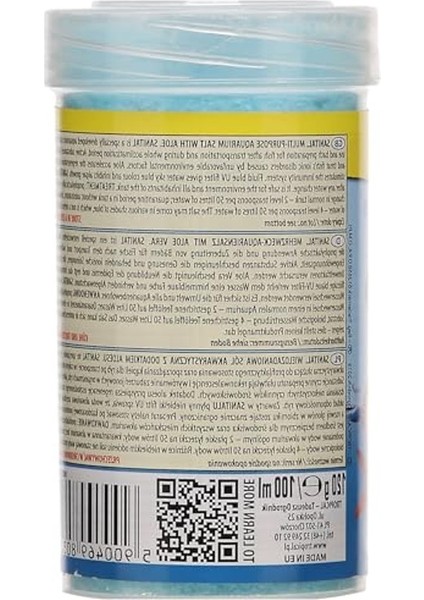 100ML Akvaryum Tuzu, Sanital +Alovera modelleri