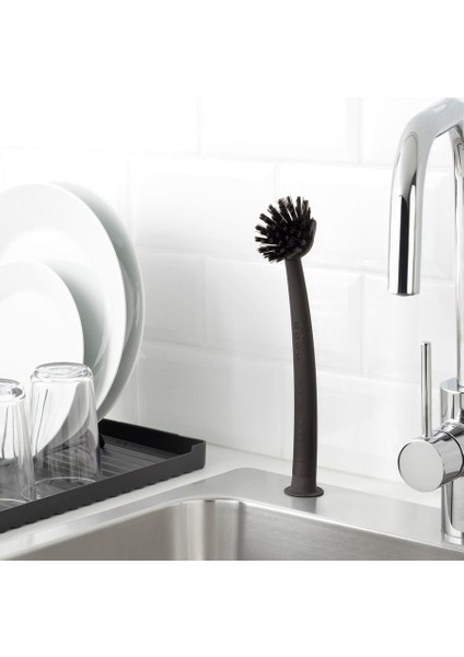 Rınnıg Bulaşık Fırçası Koyu Gri - 3'lü Set