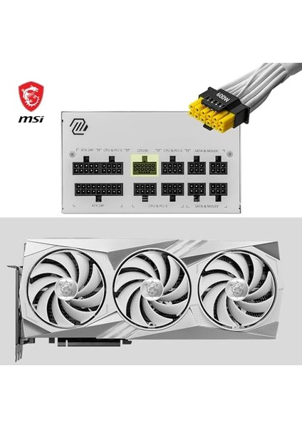 Mag A850GL White 850W 80 Plus Gold 120MM Power Supply indirimleri