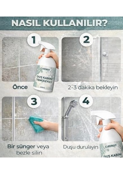Duş Kabin ve Armatür Temizleyicisi 500 ml indirimleri