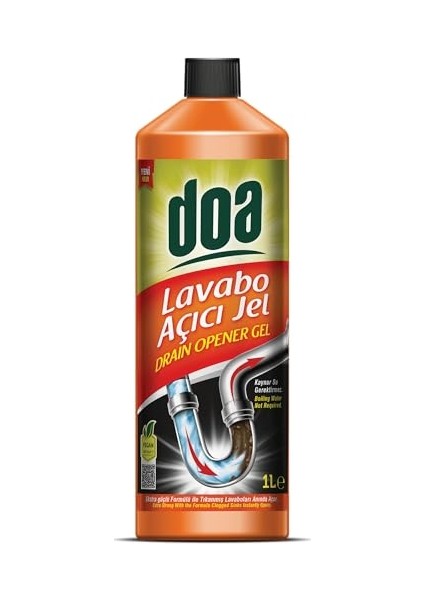 Lavabo Açıcı Jel 1000 ml fiyatları