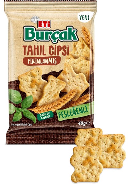 Eti Burçak Fesleğenli Tahıl Cipsi 40 G indirimleri