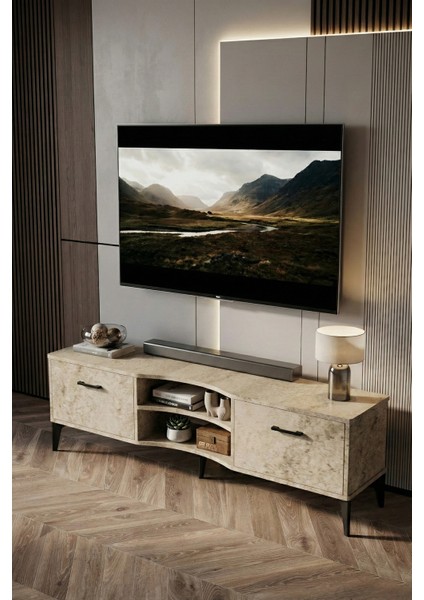 Vera Tv Sehpası Suntalam Ekru 160X35 fırsatları