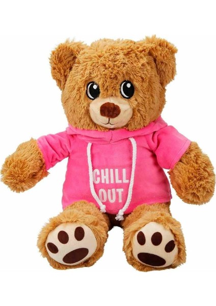 3192 Kapüşonlu Peluş Ayı 30 cm -Sunman modelleri