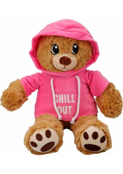 3192 Kapüşonlu Peluş Ayı 30 cm -Sunman fırsatları