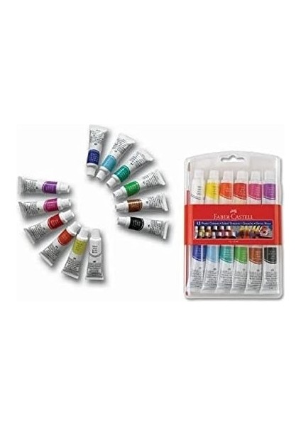 Prime Tüp Guaj Boya 12 Renk - 5170121011 fiyatları
