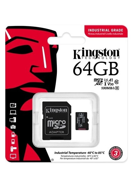 64GB Micro Sdxc Endüstriyel SDCIT2/64G modelleri