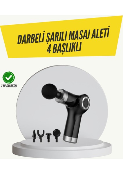 Mini Masaj Tabancası 4 Başlık 6 Hız Ayarlı fiyatları