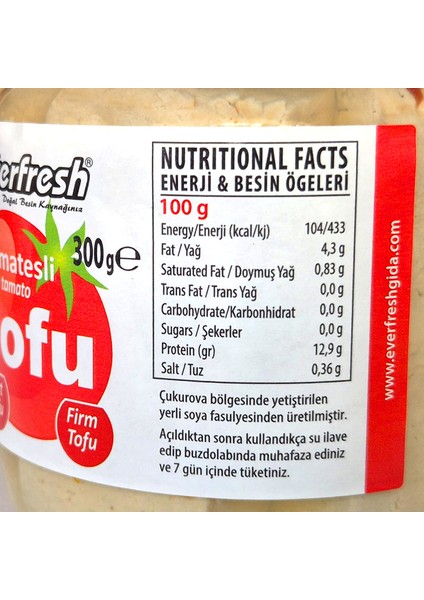 Domatesli Tofu 300 gr - 12 Adet fiyatları