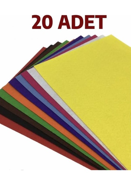 Karışık Renk 20 Adet - A4 Boyutunda 20X30 Cm. modelleri