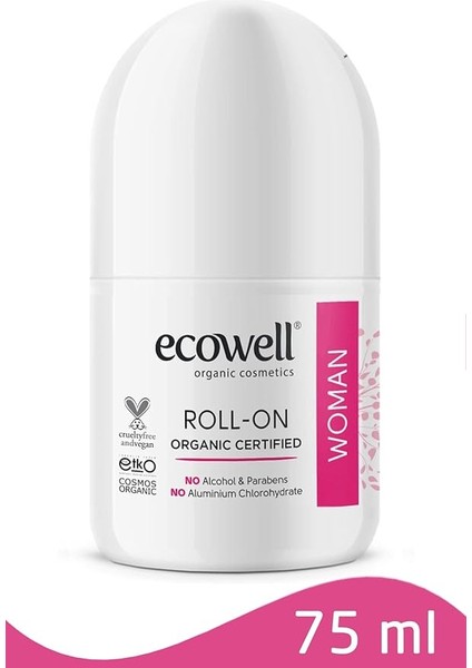 Organik Roll-On Kadin 75ML fiyatları