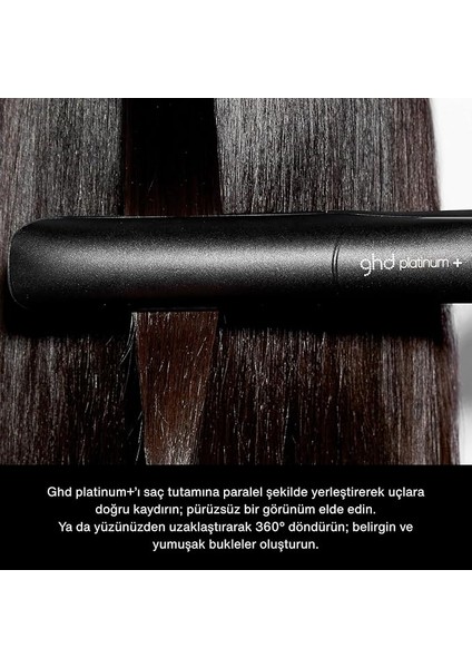 Platinum+ Saç Düzleştirici ve Profesyönel Şekillendirici, Siyah indirimleri