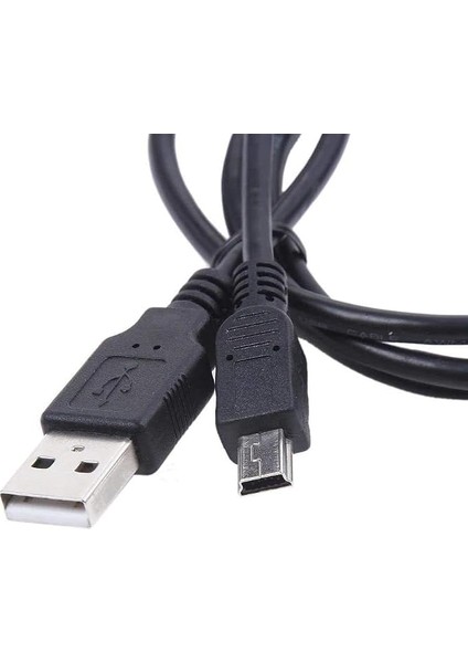 4575 Mini USB To USB Data Şarj Kablosu, Siyah fiyatları
