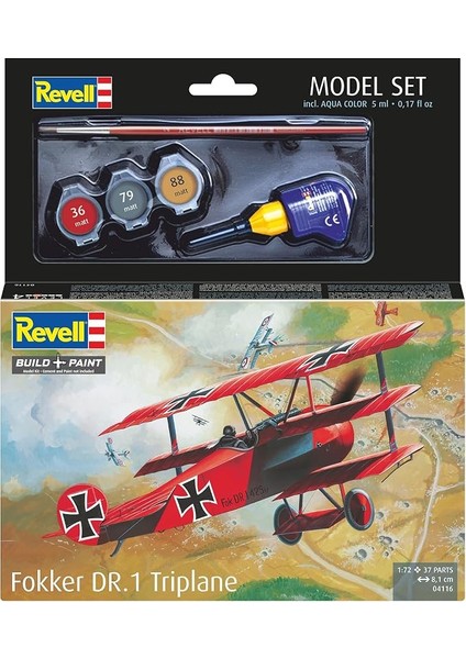 Model Set Fokker Dr.1 Triplane - 1:72-64116 fiyatları