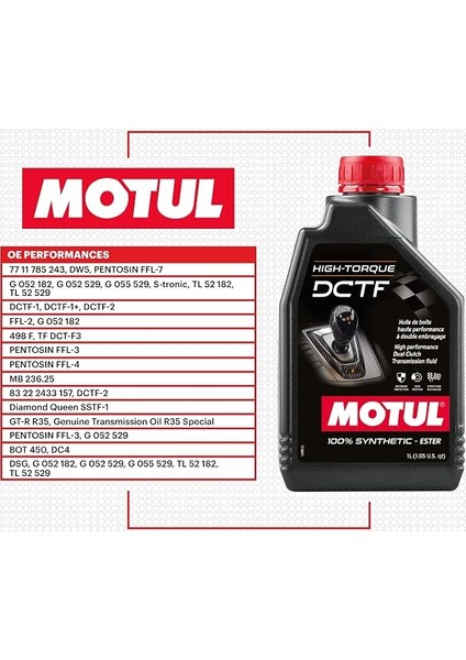 High Torque Dctf Tam Sentetik Şanzıman Yağı 1 L modelleri