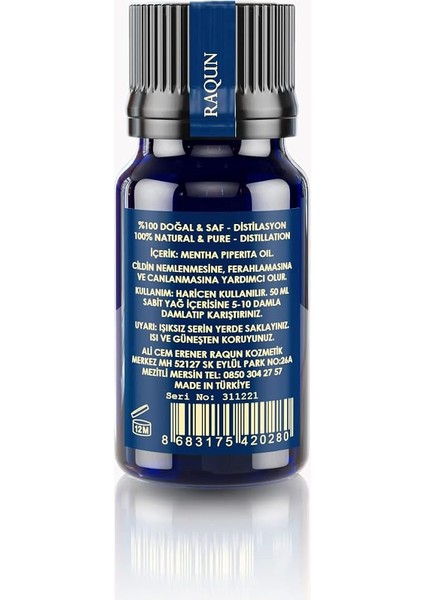 Nane Uçucu Yağı 10 ml %100 Saf ve Doğal fiyatları