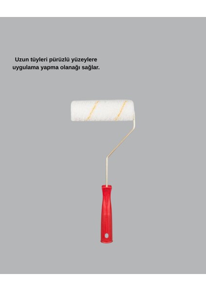 Ergonomik 5'li Boya Rulo Seti Pürüzsüz Yüzeyler Için fırsatları