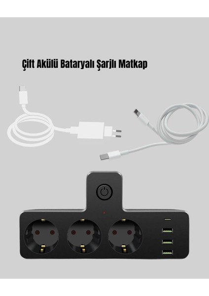 Akıllı Güç Ünitesi 7 Portlu USB ve Type-C Girişli fırsatları