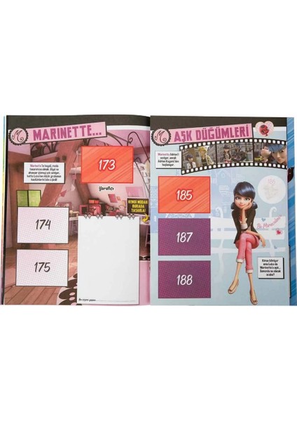 Çıkartma Albümü Lady Bug ve Super Cat 1 Adet modelleri